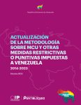 Actualización de la metodología sobre MCU y otras medidas restrictivas o punitivas impuestas a Venezuela 2014-2023