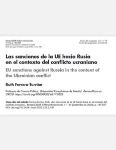 Las Sanciones de la UE hacia Rusia en el Contexto del Conflicto Ucraniano